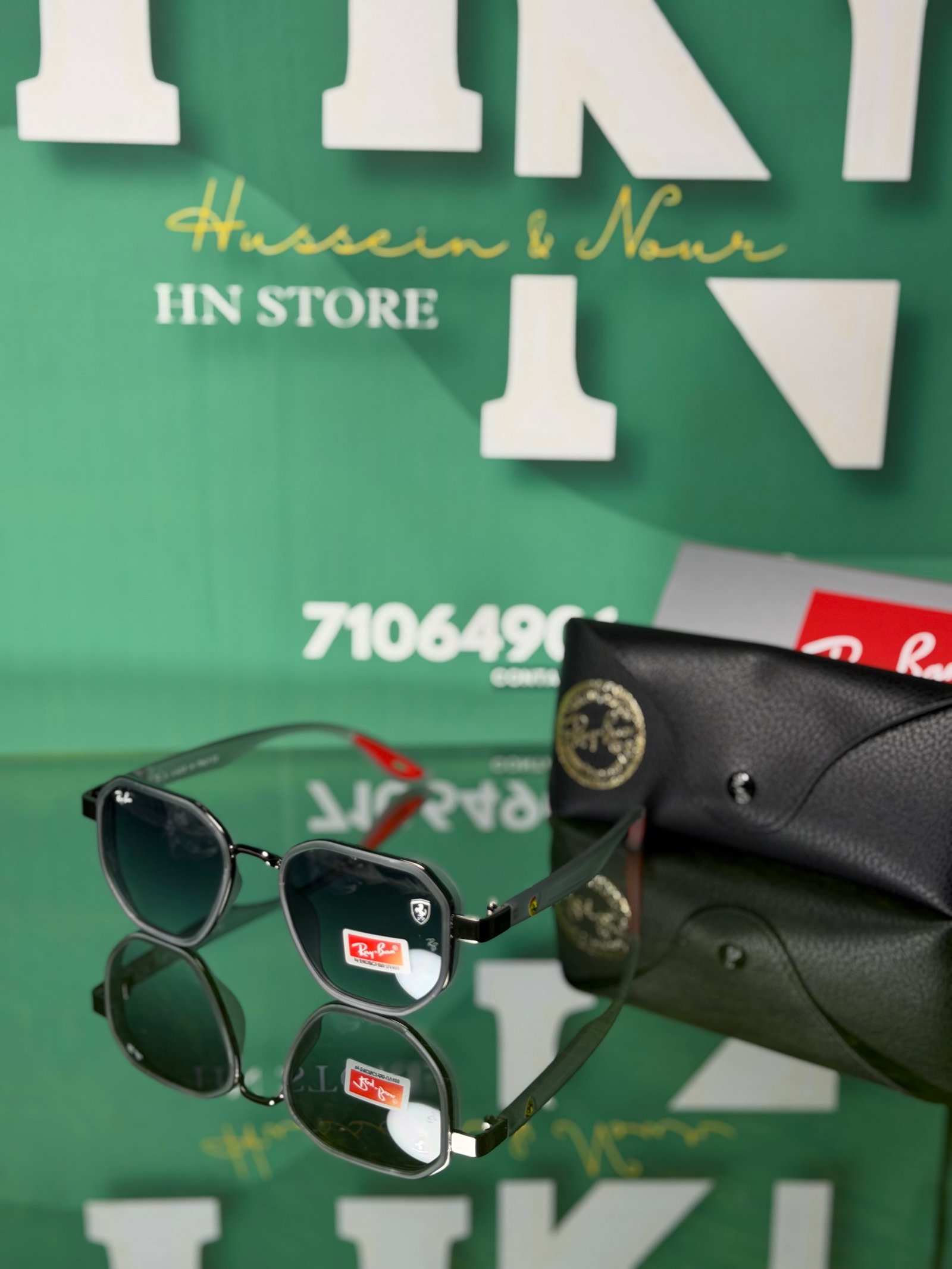 RayBan grey sunglasses