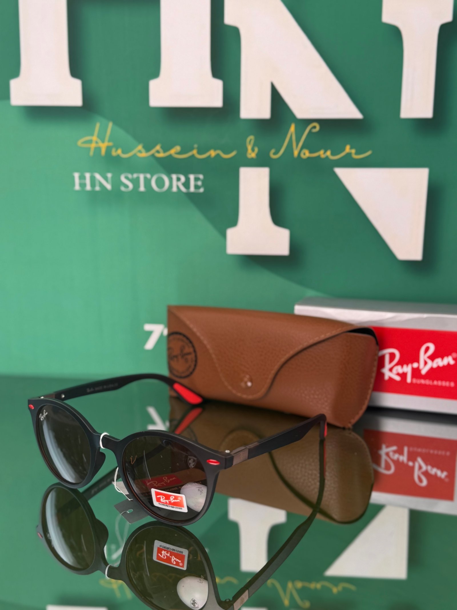 RayBan sport brown