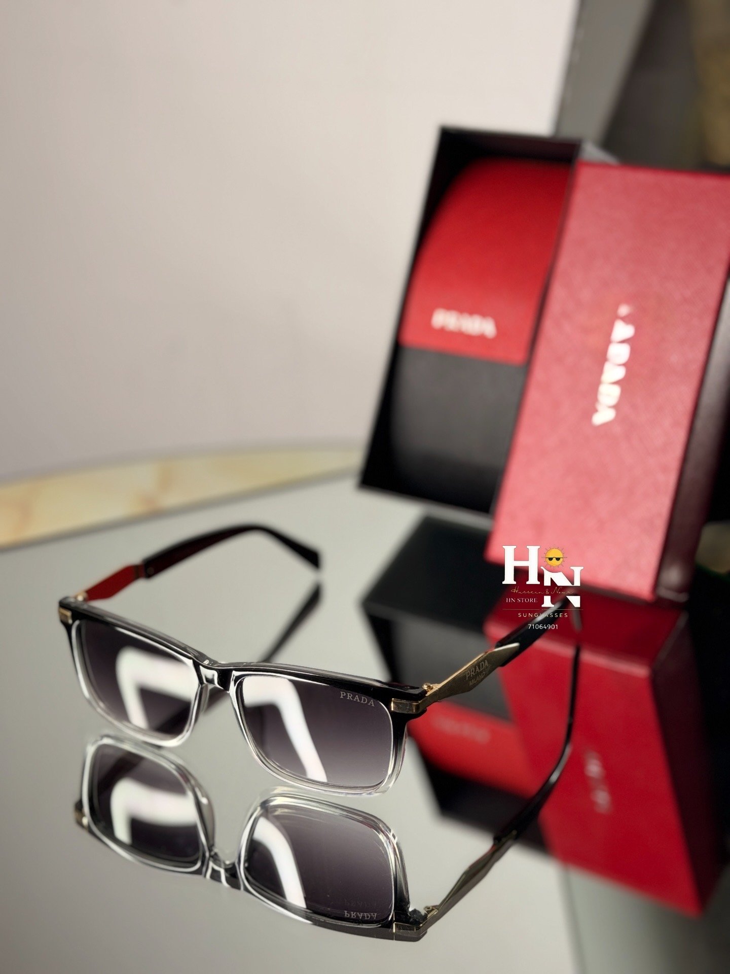 Prada black sunglasses