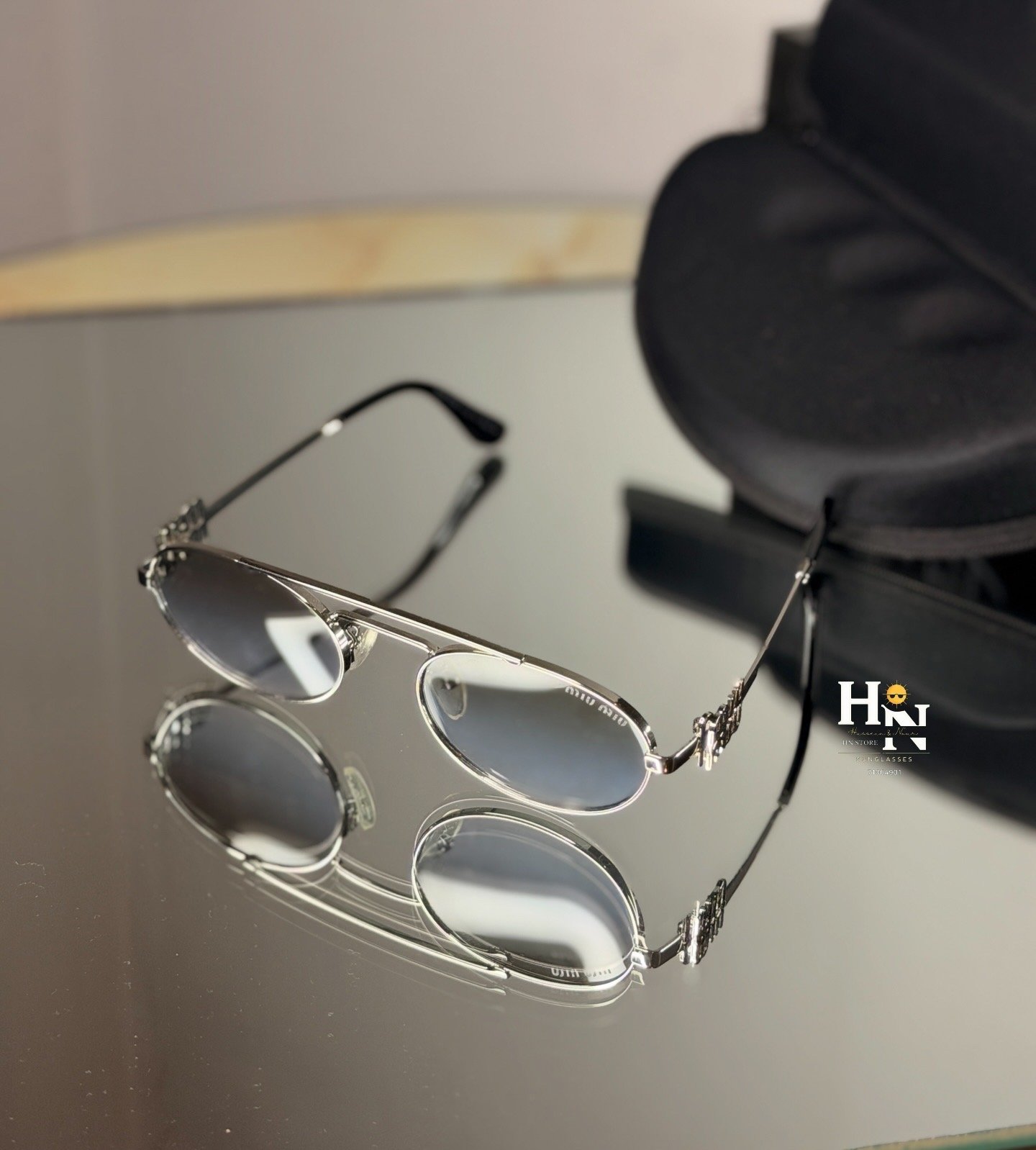 Miu miu trendy sunglasses