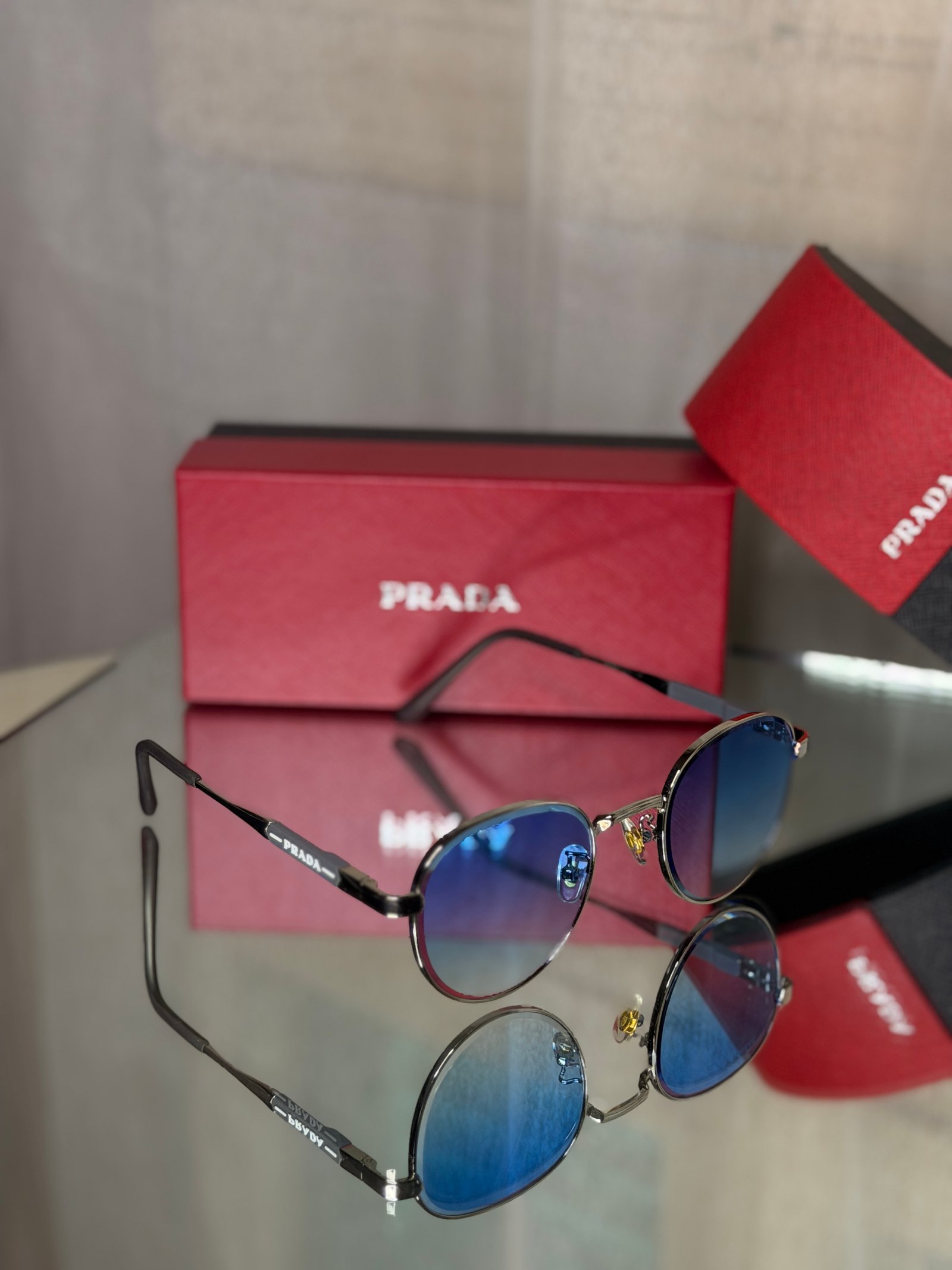 Prada blue summer
