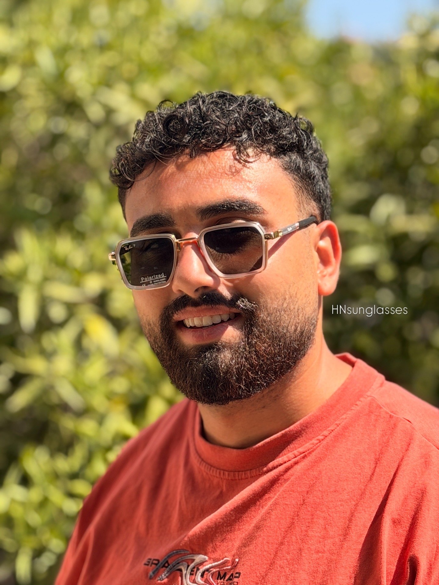 RAYBAN gold frame