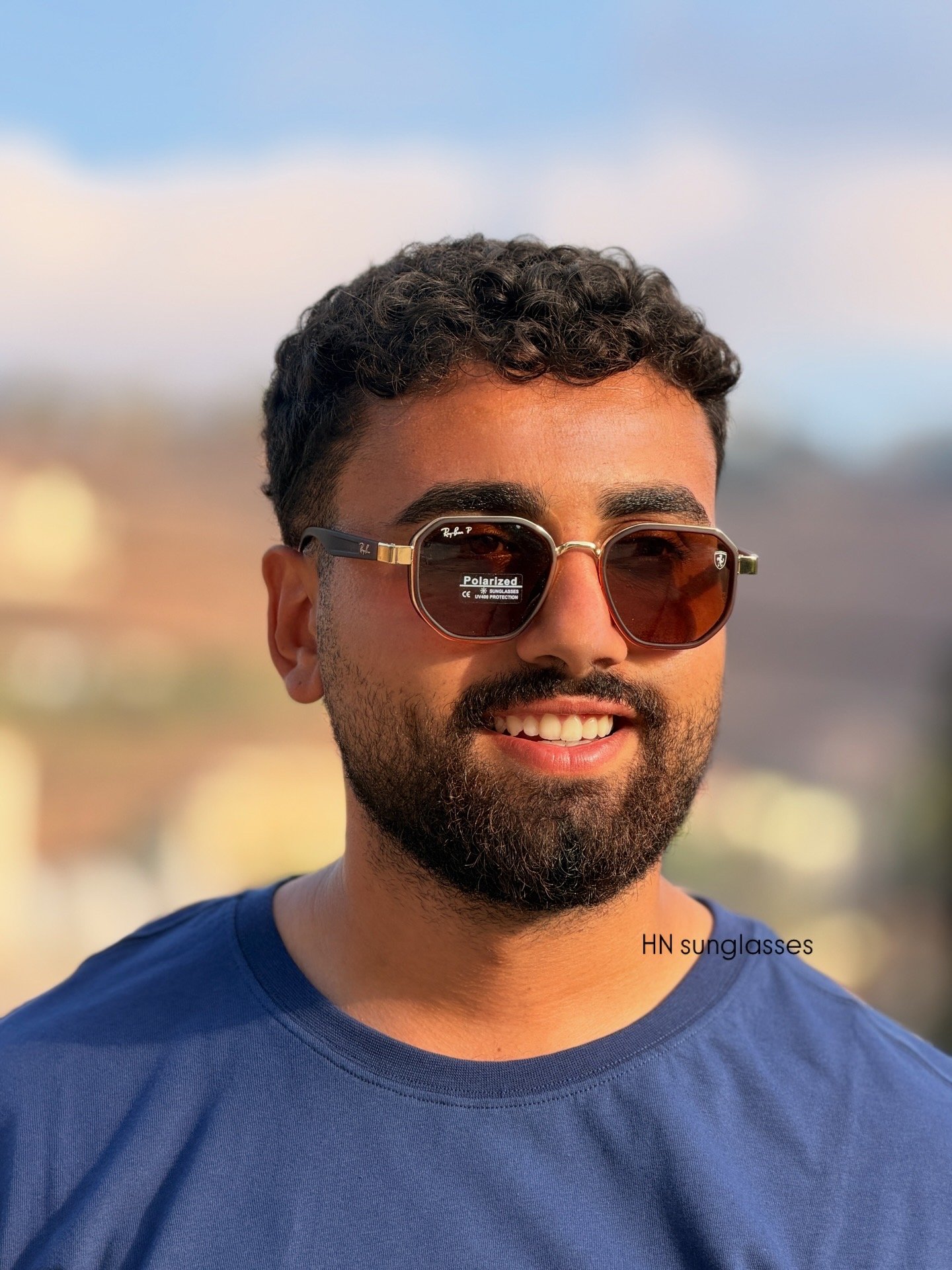 Rayban ferrari brown