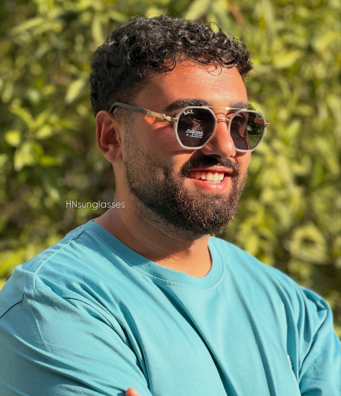 Rayban gold frame